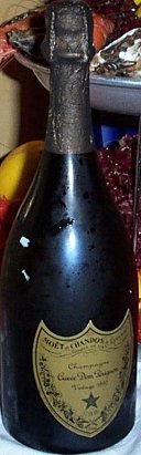 bottle of Dom Perignon